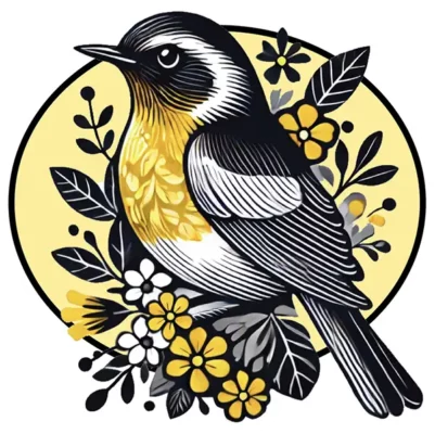 Black And Yellow Bird