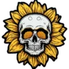 Sunflower Skull