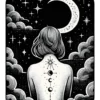 Tattoo Moon Girl