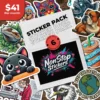 6 Pack Sticker Subscription