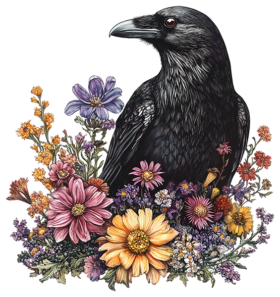 Flowery Crow