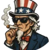 Smoking Uncle Sam