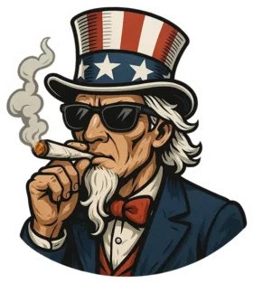 Smoking Uncle Sam