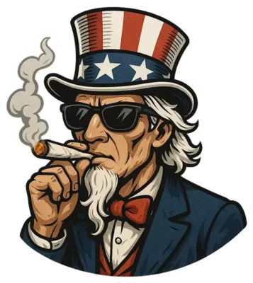 Smoking Uncle Sam