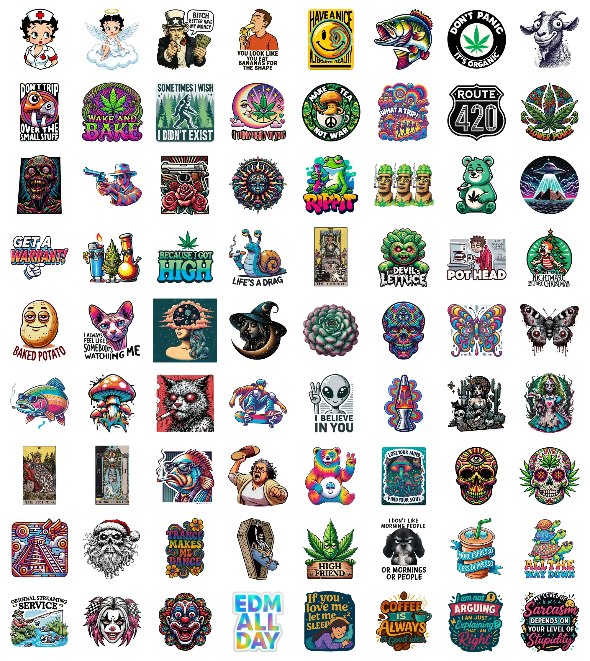 alt b sticker bundle from nonstop stickers