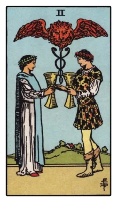 Cups 2 Tarot