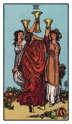 Cups 3 Tarot