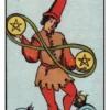 Pentacles 2 Tarot