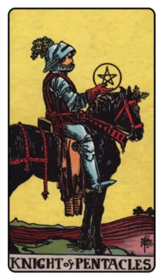 Pentacles Knight Tarot