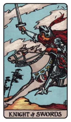 Swords Knight Tarot