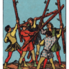 Wands 5 Tarot