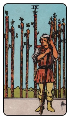 Wands 9 Tarot