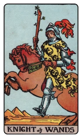 Wands Knight Tarot