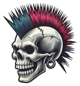 Mohawk Skull