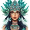 Blue Green Goddess