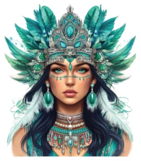 Blue Green Goddess