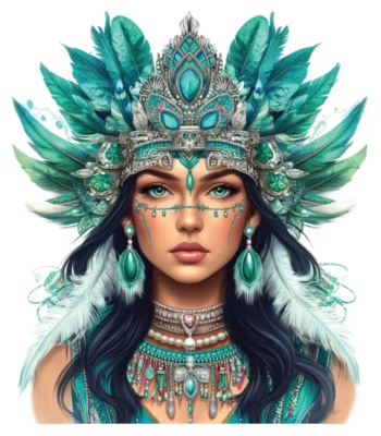 Blue Green Goddess