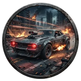 Armored Muscle Inspired Street Racer Driving