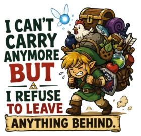 Cant Carry More But Refuse To Leave Anything Behind