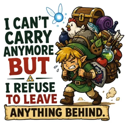 Cant Carry More But Refuse To Leave Anything Behind