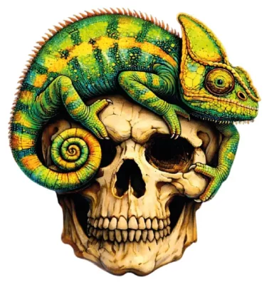 Chameleon Skull