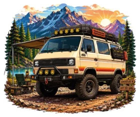 Cream Volkswagen Syncro Mountain Camp