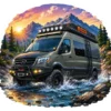 Gray Mercedes Sprinter River Crossing