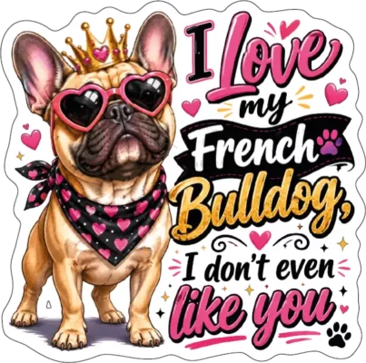 I Love My French Bull Dog