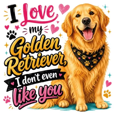 I Love My Golden Retreiver