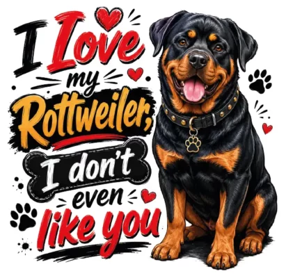 I Love My Rottweiler