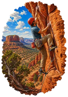 Red Rock Climber