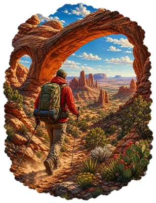 Red Rock Hiker
