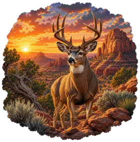 Red Rock Mule Deer