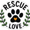 Rescue Love Paw Laurel