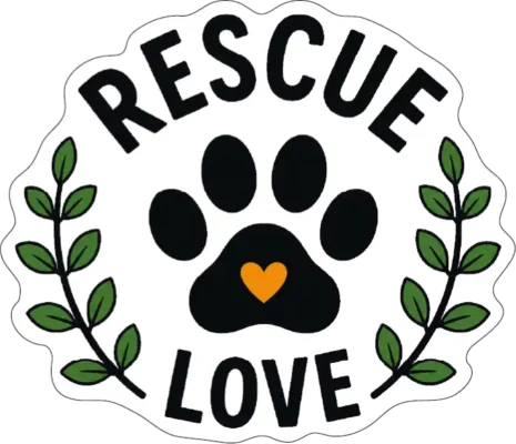 Rescue Love Paw Laurel