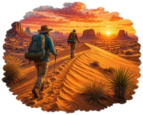 Sand Dune Hikers