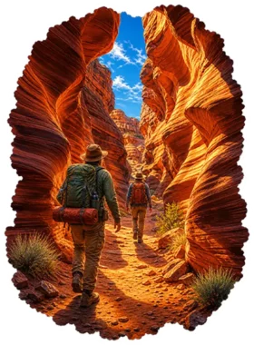 Slot Canyon Hikers