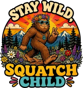 Stay Wild Squatch Child