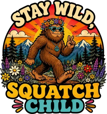 Stay Wild Squatch Child