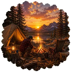 Sunset Chill Camping