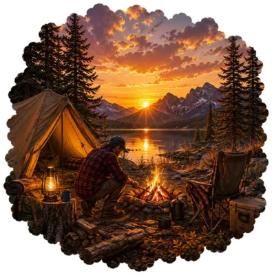 Sunset Chill Camping