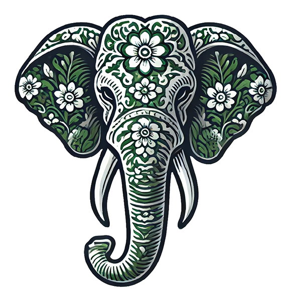 Floral Elephant